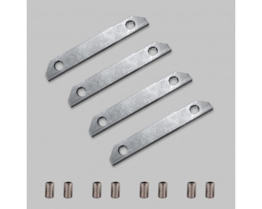 Комплект соединителей прямых 4шт для профиля IL.0050.3300 и IL.0050.3400 SMART LINE 220В IL.0050.3301