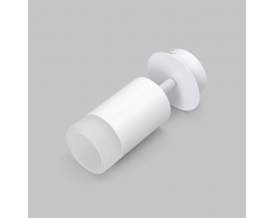 Светильник GU10 1*10W настенный спот Белый. Плафон акрил Белый матовый IL.0005.1501 WH