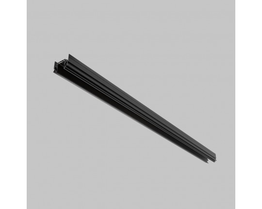 Магнитный шинопровод для потолков ПВХ трековой системы UT25 48В, 2 метра, Черный IL.0007.7002-BK