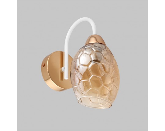 Бра настенное Е14 1*60Вт MD.8305-1-W-FGD+WH