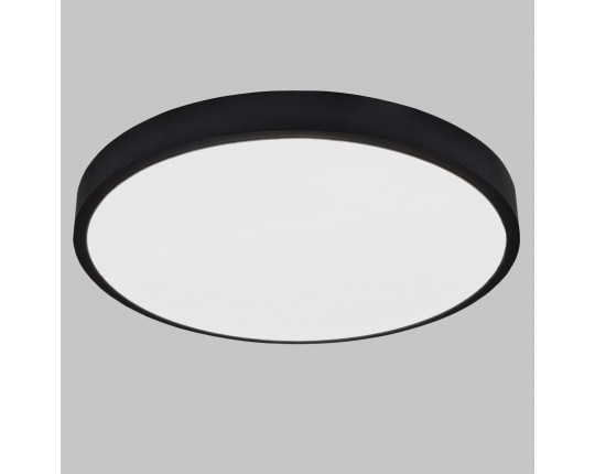 Светильник светодиодный потолочный накладной 500мм 72W 3000/4000/6000K Черный PLC.500-72-CCT-BK