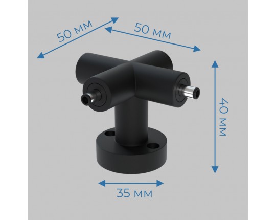 X - соединитель настенно-потолочный монтаж 24В, осветительной системы THIN&amp