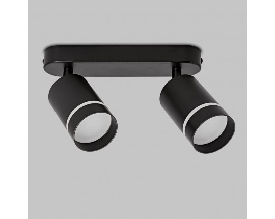 Светильник 2*10W настенный 220V, LED 4200K, Черный IL.0005.1601-2 BK