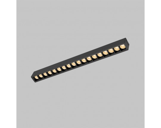 Светильник линейный направленного света для трековой системы UT25 48В 16Вт, 4000K, Черный IL.0007.1104-16-BK