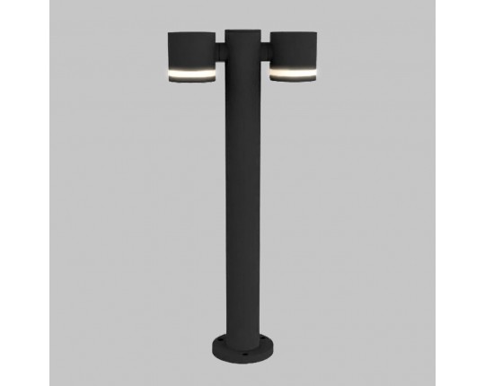 Светильник ландшафтный GX53 2*12W L600мм Черный 220V IP54 IL.0014.0018-2-L600-BK