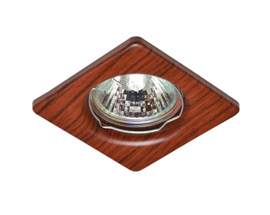 Светильник MR16 встраиваемый GU5.3 50W Темное дерево IL.0020.0487