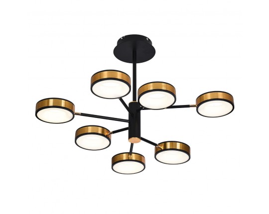 Люстра светодиодная потолочная, 98Вт, пульт ДУ, 3200К+6500К PLC-7049-850