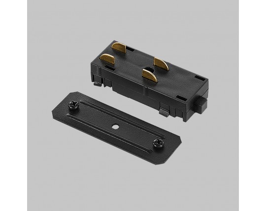 I - соединитель питания для шинопровода трековой системы SMART LINE 220В, Черный IL.0050.4001-BK