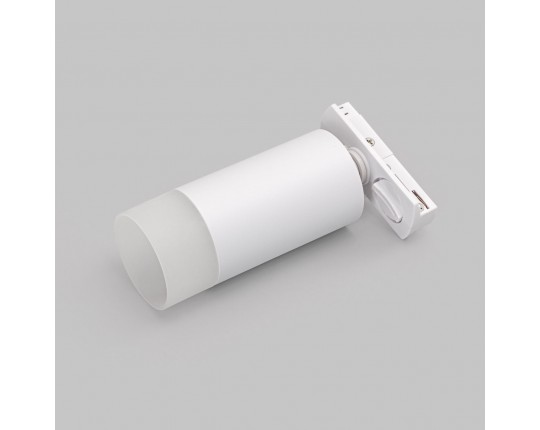 Светильник спот GU10 для трековой системы 1 фазный трек 220В, макс 10Вт, Белый IL.0010.0014 WH