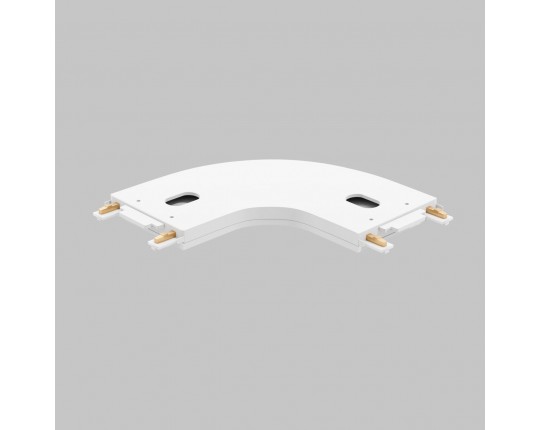 C - соединитель для ультратонкого магнитного шинопровода трековой системы UT25 48В, Белый IL.0007.3002 WH