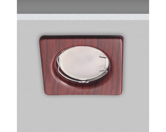 Светильник MR16 встраиваемый GU5.3 50W Темное дерево IL.0020.0487