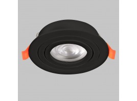 Светильник встраиваемый поворотный GU10 50W Черный IL.0029.0007-BK