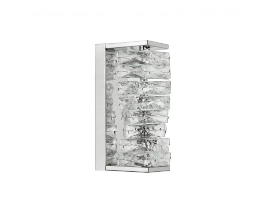 Бра настенное светодиодное, LED 12W, 3000К+4000К+6000К, К5 кристалл, 260мм CR.0505-260-1-W-CH