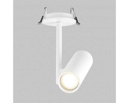Светильник GU10 1*50W потолочный встраиваемый спот Белый IL.0005.4200-1R-WH