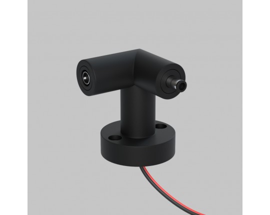 L-соединитель (R) настенно-потолочный монтаж 24В с проводом осветительной системы THIN&SMART Черный IL.0060.4006-W-BK