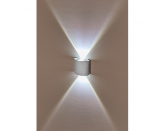 Светильник настенный LED 2x1W 4200K Белый 220V IP54 IL.0014.0001-2 WH