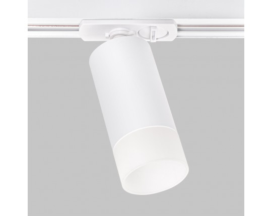 Светильник спот GU10 для трековой системы 1 фазный трек 220В, макс 10Вт, Белый IL.0010.0014 WH