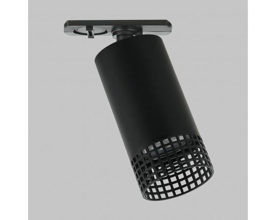 Светильник спот GU10 для трековой системы 1 фазный трек 220В, макс 50Вт, Черный IL.0010.0016-BK