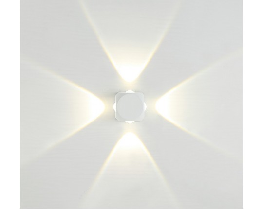 Светильник настенный LED 4*2W 4000K Белый 220V IP54 IL.0014.0016-4 WH