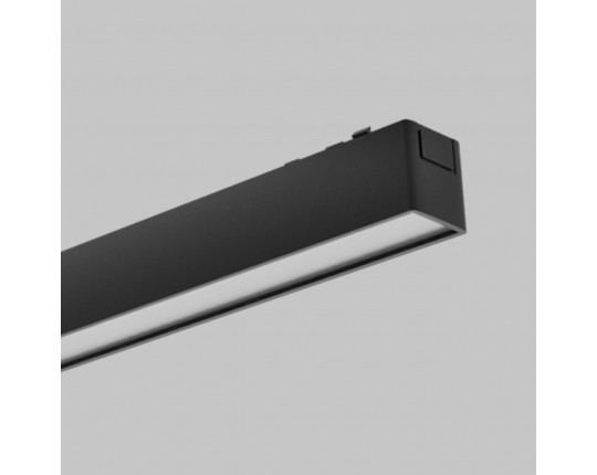 Светильник линейный рассеянного света для трековой системы UT25 48В 30Вт, 4000K, Черный IL.0007.1103-30-BK