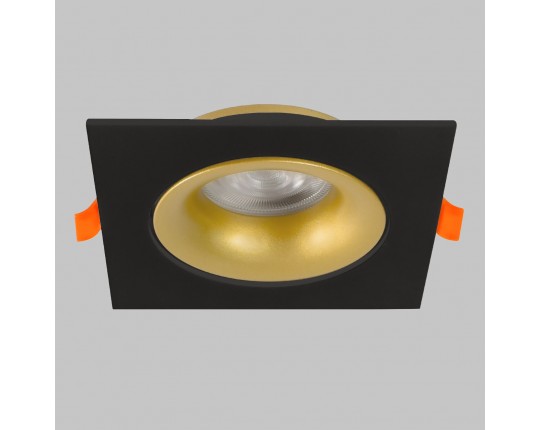 Светильник встраиваемый поворотный GU10 50W Черный/Матовое Золото IL.0029.0010-BMG