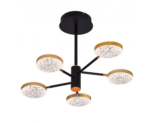 Люстра светодиодная потолочная, 70Вт, пульт ДУ, 3200К+6500К PLC-7050-680