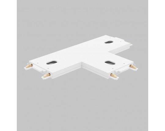 T - соединитель для ультратонкого магнитного шинопровода трековой системы UT25 48В, Белый IL.0007.3003 WH