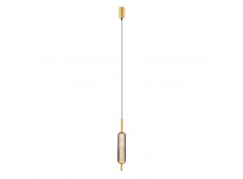 Люстра подвесная светодиодная 5W, 4000K, 220мм, плафон серый дым PLC-7076-220-P-GREY