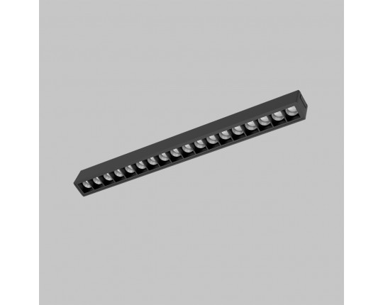 Светильник линейный направленного света для трековой системы UT25 48В 16Вт, 4000K, Черный IL.0007.1104-16-BK