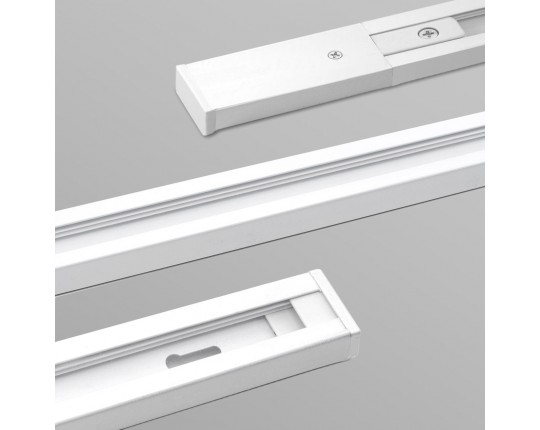 Шинопровод накладной трековой системы 1 фазный трек 220В, 2м, Белый IL.0010.0032