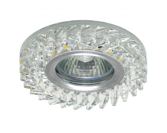 Светильник MR16+LED встраиваемый AL/CLEAR 35Вт+LED 3Вт IL.0026.0103