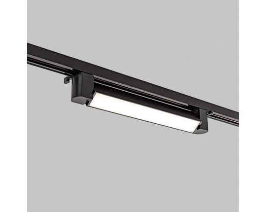 Светильник рассеянного света линейный LED для трековой системы 1 фазный трек 220В 20Вт 4200K, Черный IL.0010.0103-20-4200-BK