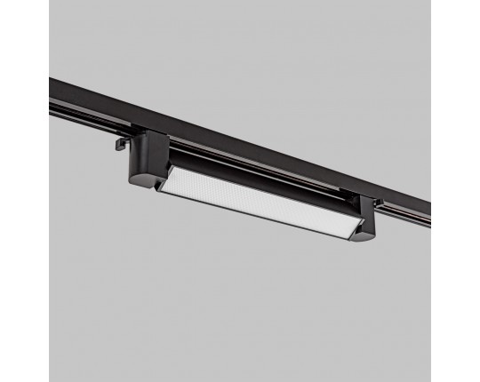 Светильник рассеянного света линейный LED для трековой системы 1 фазный трек 220В 20Вт 4200K, Черный IL.0010.0103-20-4200-BK