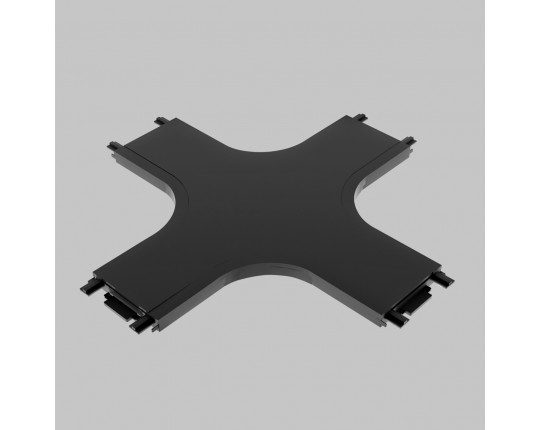 X - соединитель для ультратонкого магнитного шинопровода трековой системы UT25 48В, Черный IL.0007.3004 BK