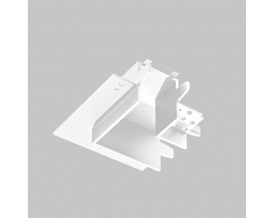 L - соединитель под ГКЛ 13мм для IL.0007.5001, IL.0007.5002 трековой системы UT25 48В, Белый IL.0007.5100-WH