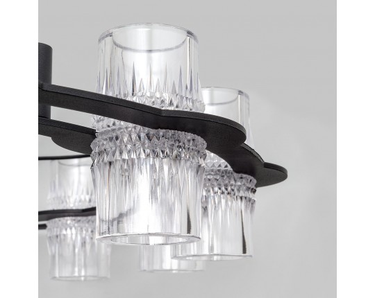 Люстра подвесная светодиодная 40W, 3000K PLC-7059-420