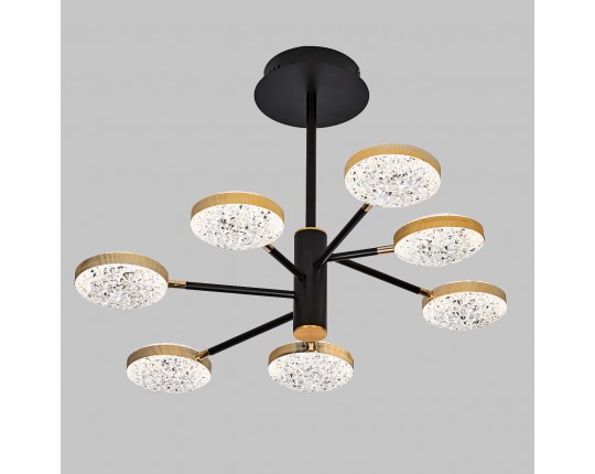 Люстра светодиодная потолочная, 98Вт, пульт ДУ, 3200К+6500К PLC-7050-750