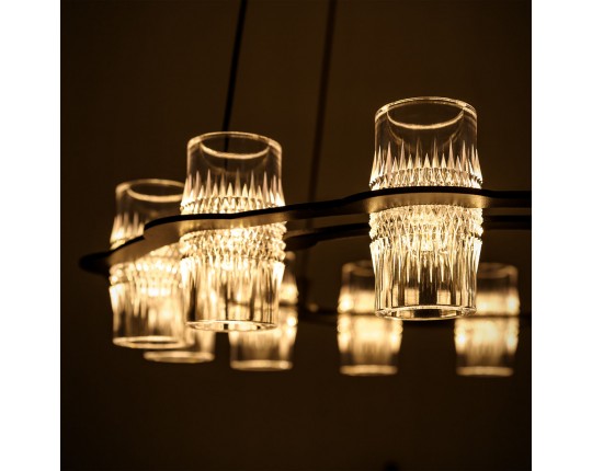 Люстра подвесная светодиодная 40W, 3000K PLC-7059-420