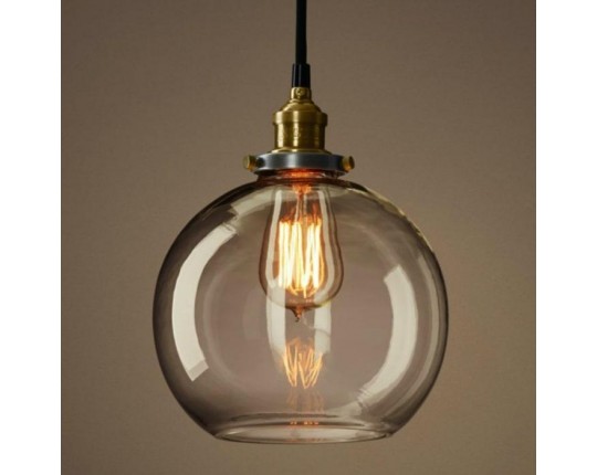 Подвесной светильник Imperium Loft Clear Glass Sphere Cloche 191634-22