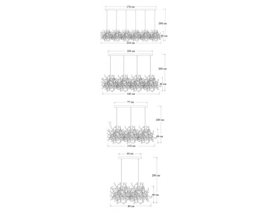 Подвесной светильник Imperium Loft Tezani Argent Suspension 84495-22