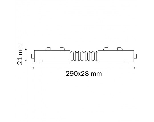 Соединитель гибкий для однофазного трека Lightstar Teta 505156
