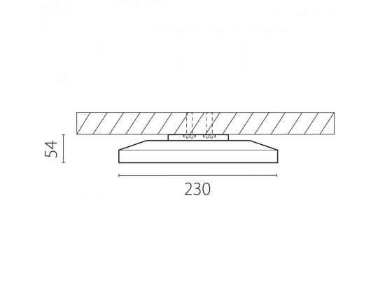 Светильник светодиодный настенно-потолочный Arco Eco Lightstar 225720