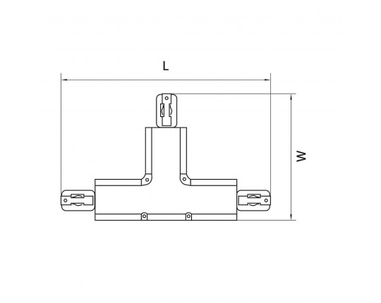 Коннектор T-образный Lightstar Barra 504136 Коннектор T-образный Lightstar Barra 504136