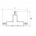 Коннектор T-образный Lightstar Barra 504136 Коннектор T-образный Lightstar Barra 504136