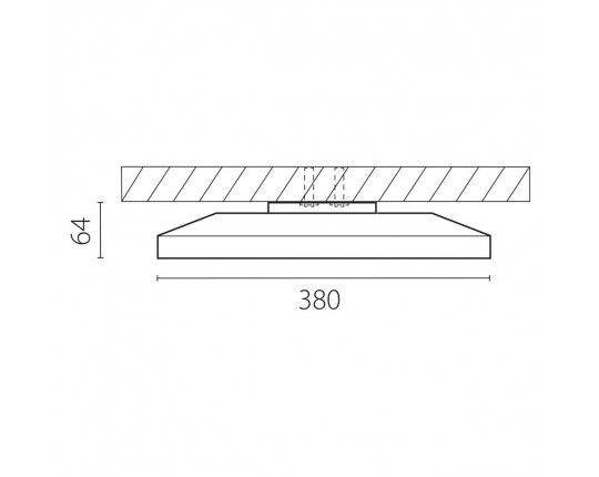 Светильник светодиодный настенно-потолочный Arco Eco Lightstar 225741