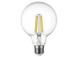 Лампа светодиодная филаментная Lightstar LED Filament E27 8W 4000K груша прозрачная 933104