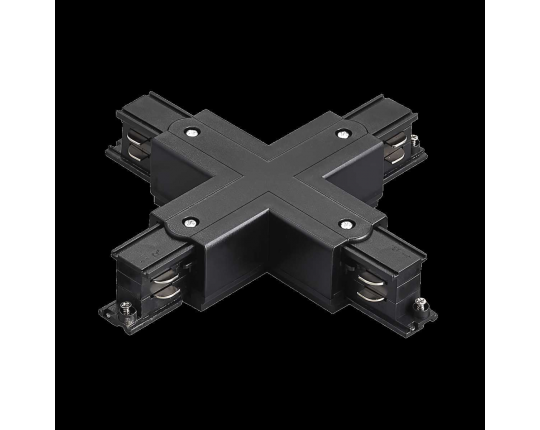 Соединение крестовое с подводом питания к треку 5040xx-(F)/(R) Quattro Lightstar 504147-FR