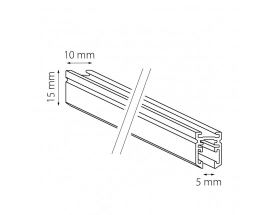 Шинопровод Lightstar Linea 506027 Шинопровод Lightstar Linea 506027