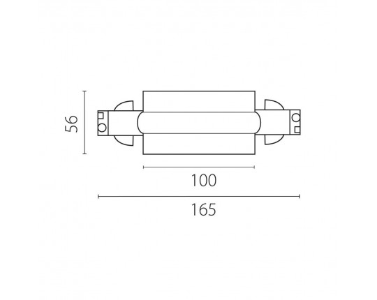 Питание центральное встраиваемое к треку 5030xx-R Quattro Lightstar 503187-RPS