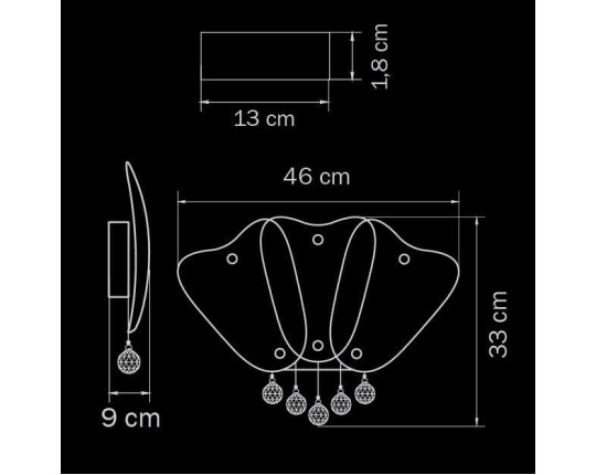 Бра Lightstar Lobo 804640 Бра Lightstar Lobo 804640